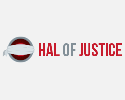 hal of justice game logo