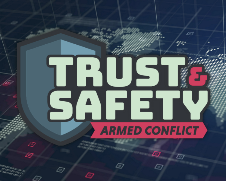 trust and safety armed conflict logo